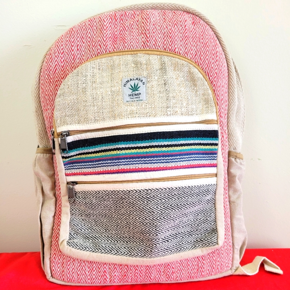 MOVING SALE FINAL PRICE NWOT Handmade Hemp & Cotton Patchwork Back…